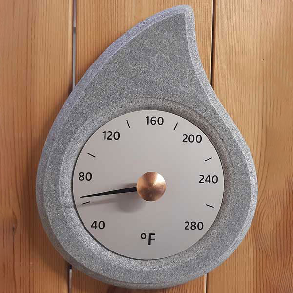 PISARAINEN Soapstone Thermometer Fahrenheit