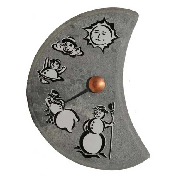 LUMIUKKO Snowman Soapstone Thermometer photo 2