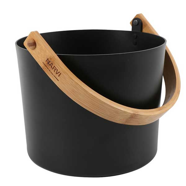 Narvi Black Sauna Bucket photo 1