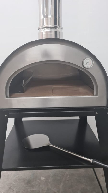 Portable Wood Fired Pizza Oven - Pizzi with Portable Cart