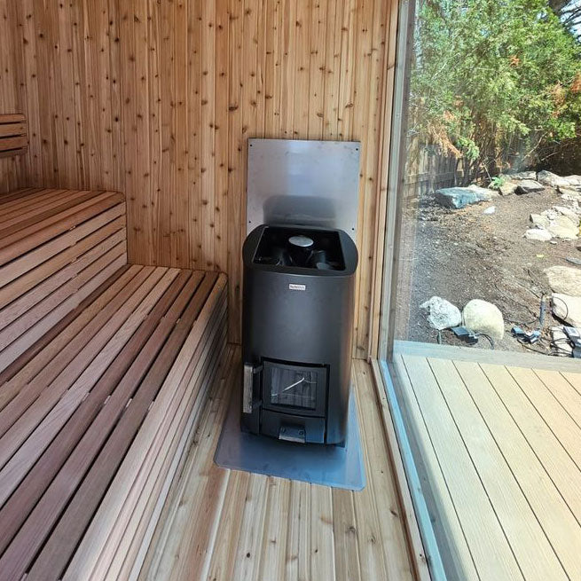 Narvi NC Black Wood Burning Sauna Heater photo 5