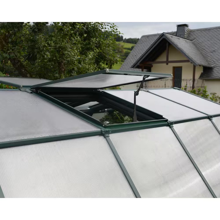 Eco-Grow 6 Ft. X 6 Ft. Green/Diffused DIY Greenhouse Kit