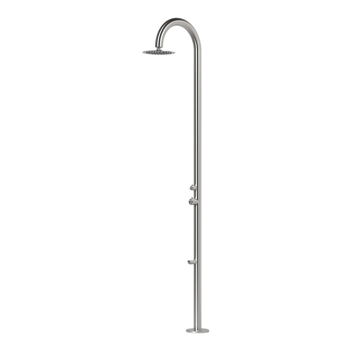 Sierra Freestanding Outdoor Shower with Foot Wash