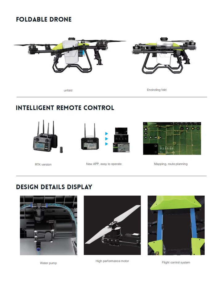 JIS NV16 Big Farm Drone Agriculture Sprayer 15L 15 16 Liters Drone Sprayer Agricultural Spraying Agriculture Drone Sprayer