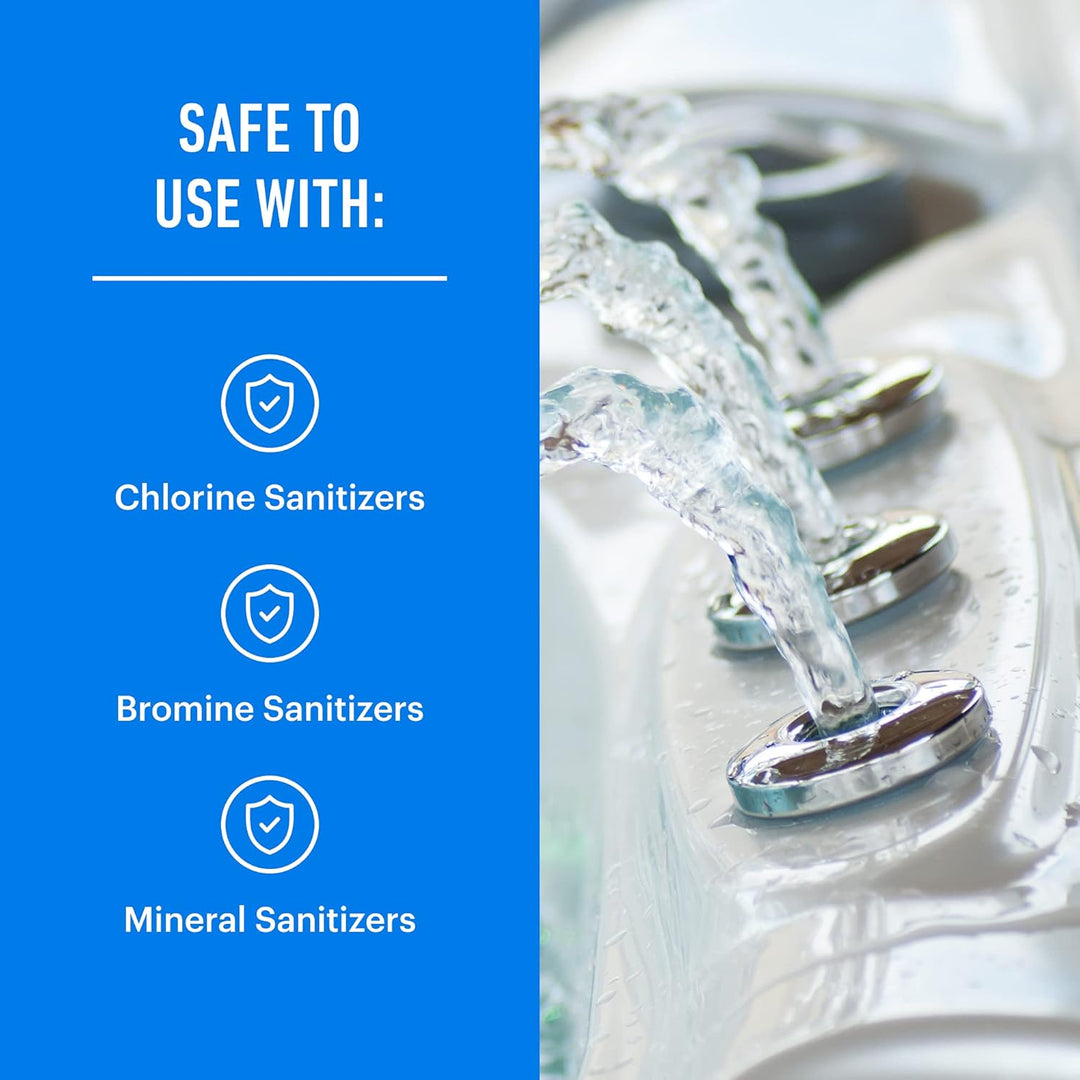 Defoamer Hot Tub - Versatile Hot Tub Chemicals without Residue or Cloudy Water - Easy to Use, Fast-Acting Hot Tub Defoamer for Clear, Comfortable Spa Experience