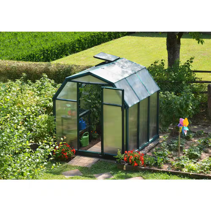 Eco-Grow 6 Ft. X 6 Ft. Green/Diffused DIY Greenhouse Kit