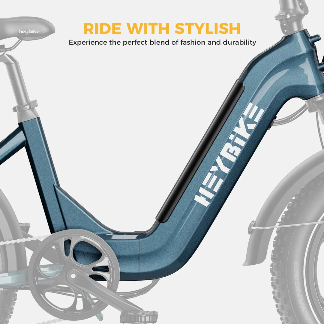 Ranger S Electric Bike for Adults, 1400W Peak Motor Foldable Ebike, 48V 14.4AH Removable Battery Commuter E-Bike with Hydraulic Brakes, 20" Fat Tire Step-Thru Electric Bicycle, UL2849