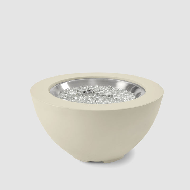 Cove Concrete Bowl Gas Fire Pit