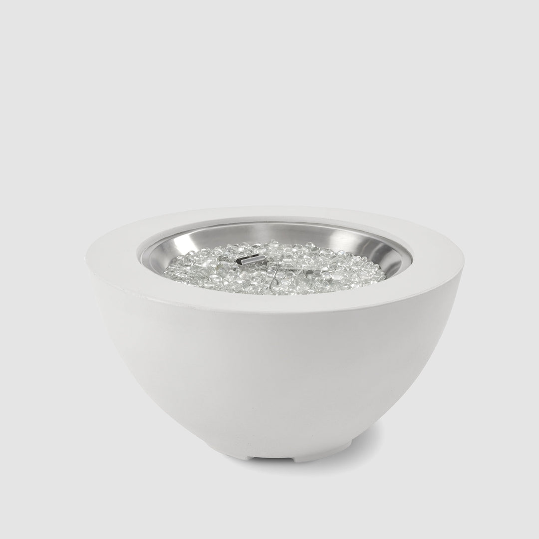 Cove Concrete Bowl Gas Fire Pit