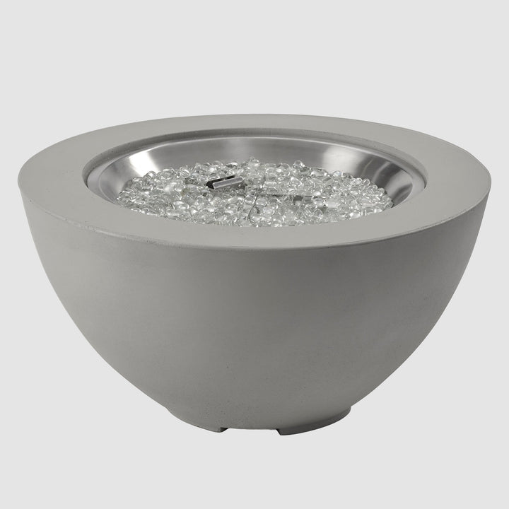 Cove Concrete Bowl Gas Fire Pit