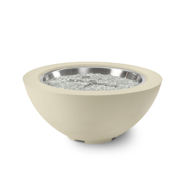 Cove Concrete Bowl Gas Fire Pit
