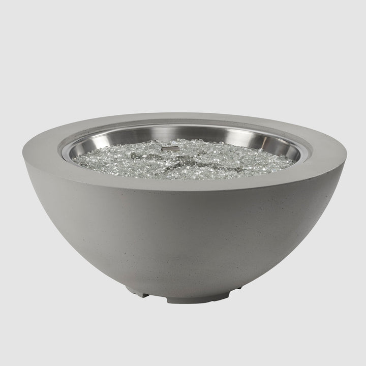 Cove Concrete Bowl Gas Fire Pit