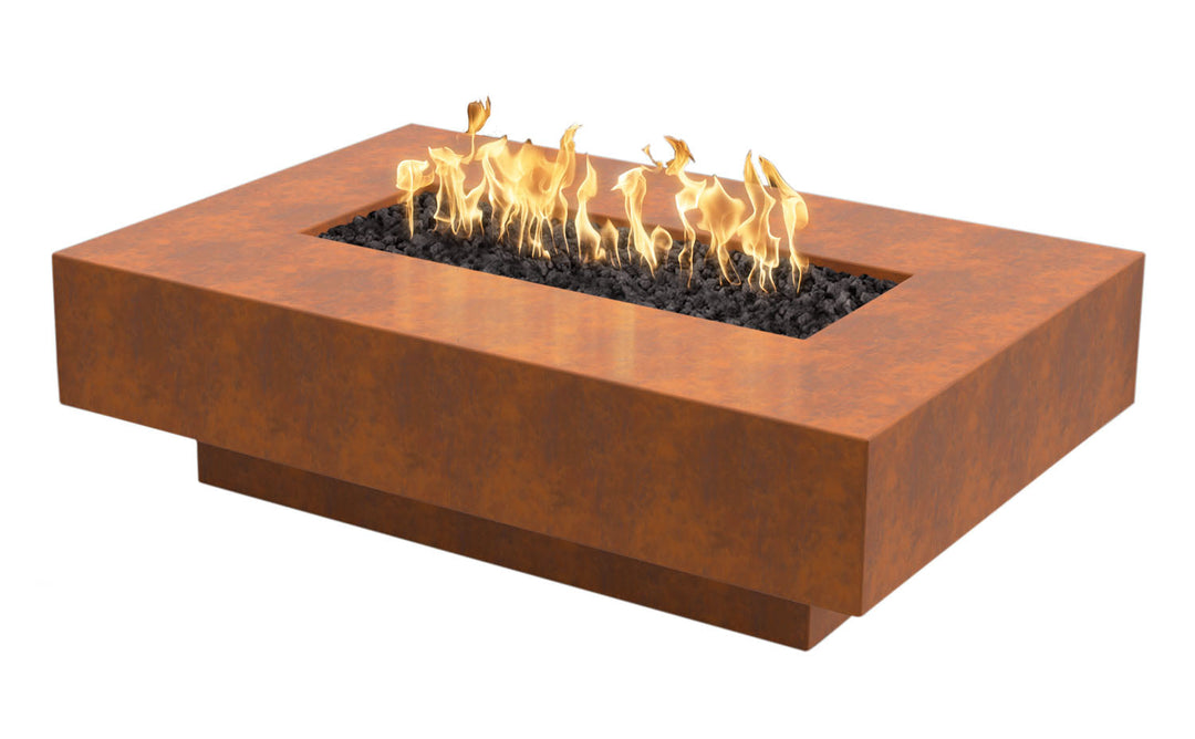 Cabo Linear 56" Metal Collection Fire Pit by The Outdoor Plus