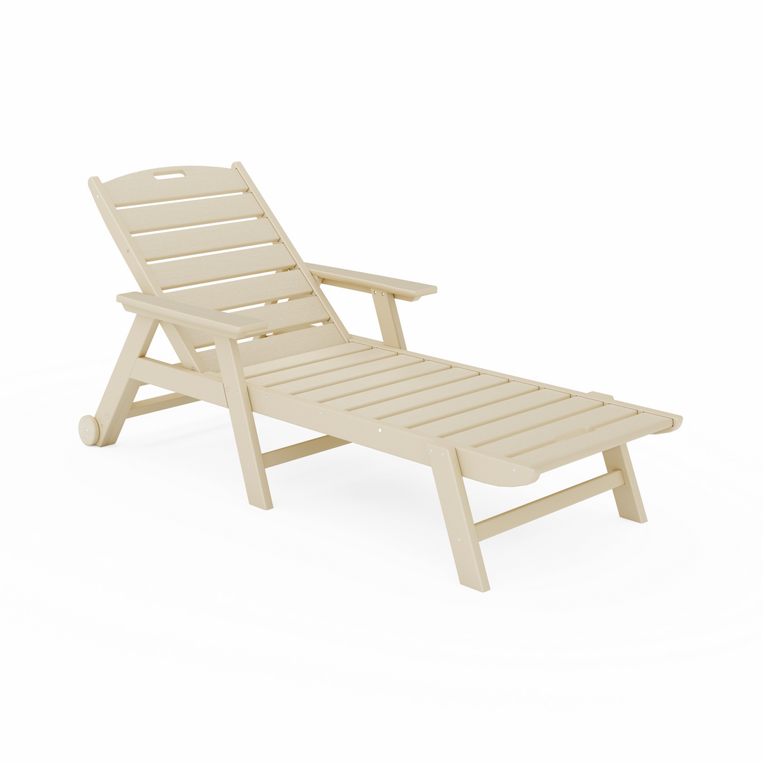 SoPoly Flat Chaise Lounge
