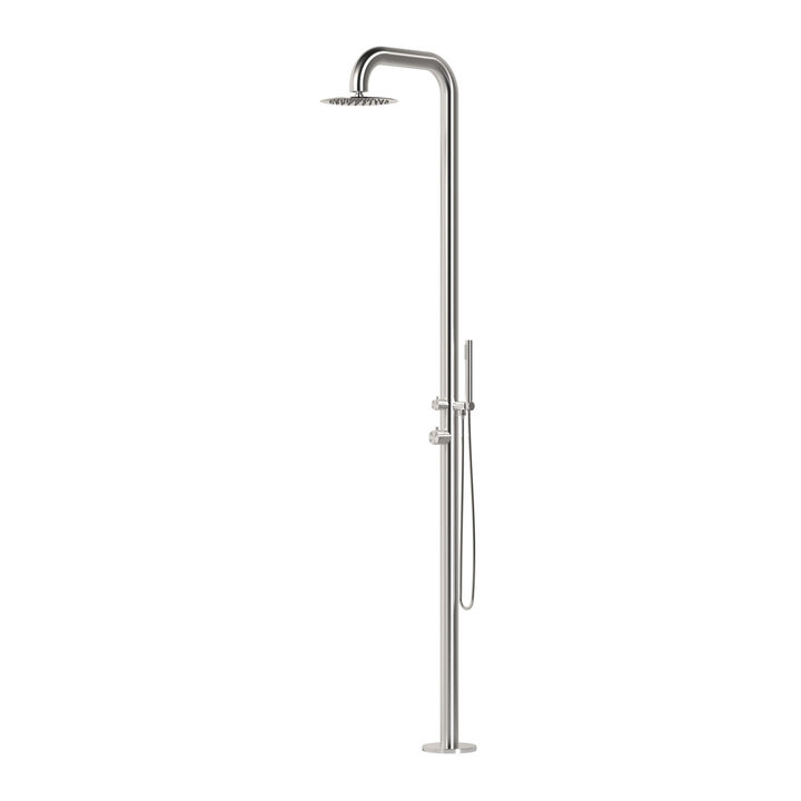 Atlas Freestanding Outdoor Shower with Handheld