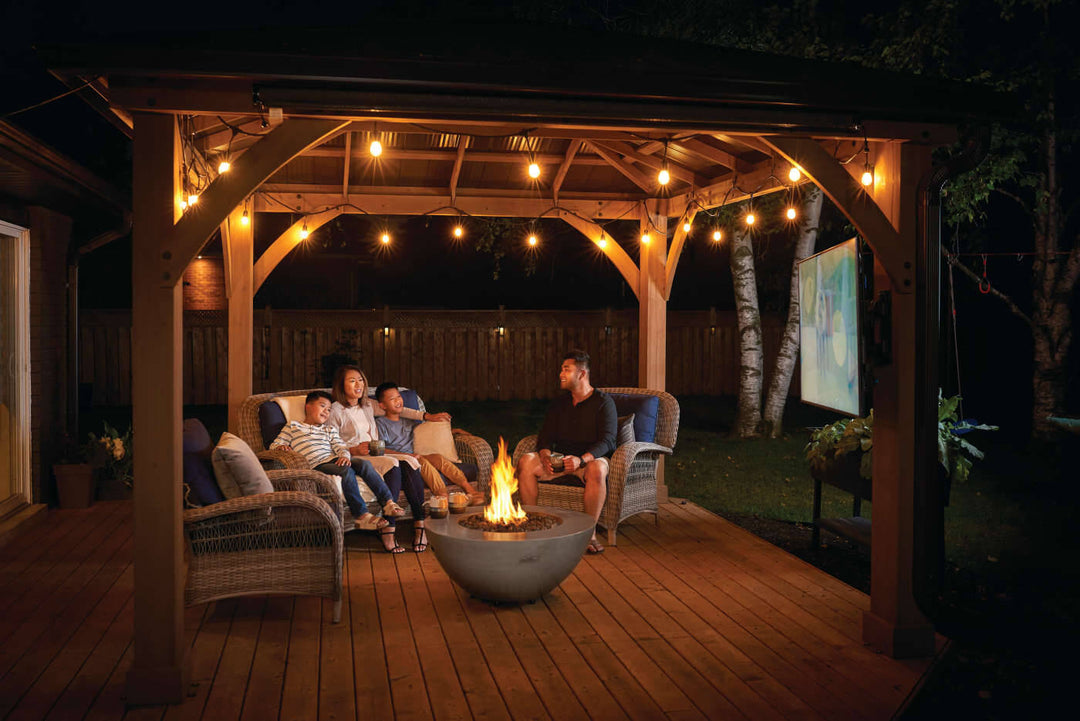 Patio Elegance  36-Inch Round Fire Table – Nexus Patioflame Table