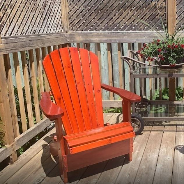Wooden Classic Adirondack Chair, FSC certified Wood