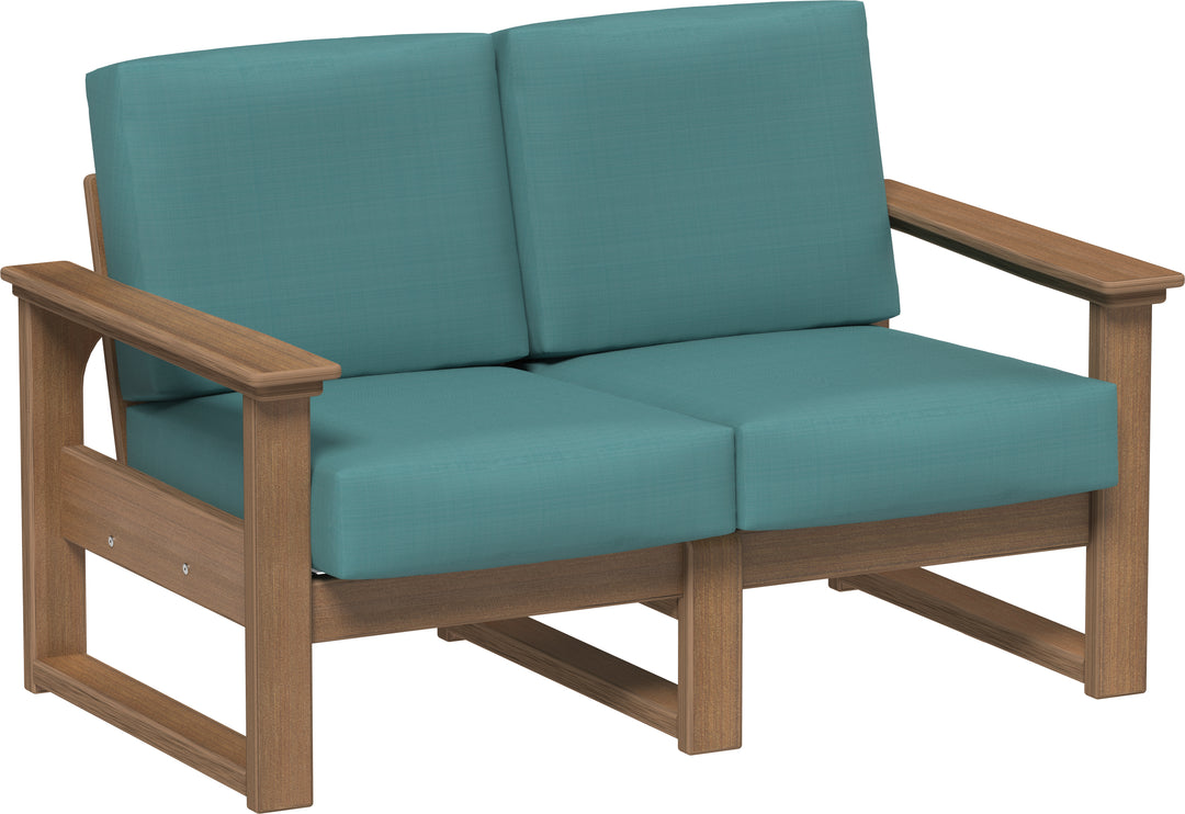 Lanai Deep Seating Love Seat with Sunbrella Fabric Cushions