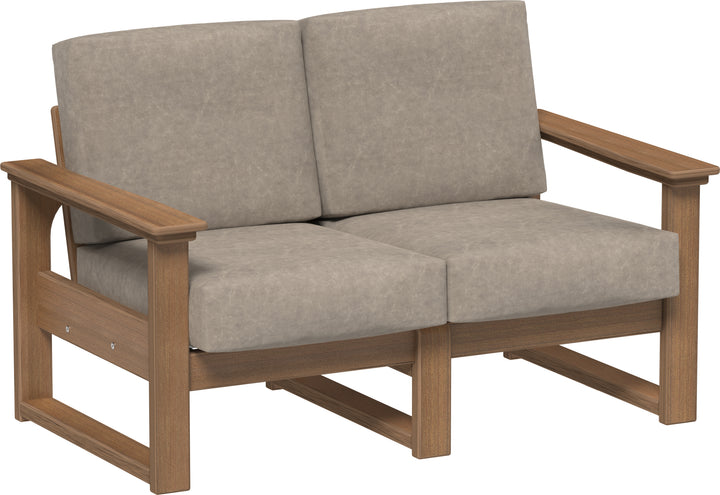 Lanai Deep Seating Love Seat with Sunbrella Fabric Cushions