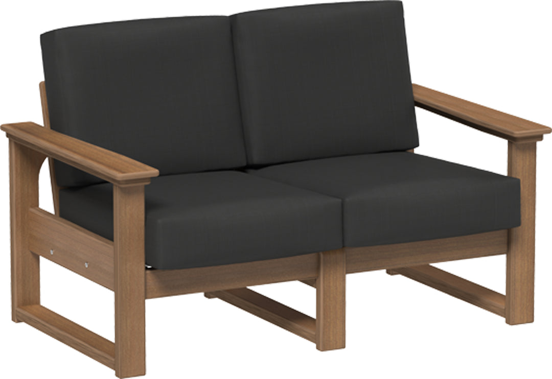 Lanai Deep Seating Love Seat with Sunbrella Fabric Cushions