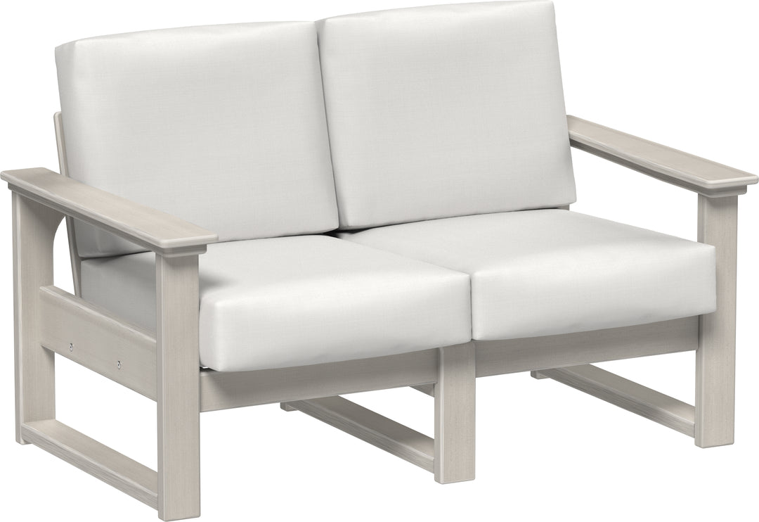 Lanai Deep Seating Love Seat with Sunbrella Fabric Cushions