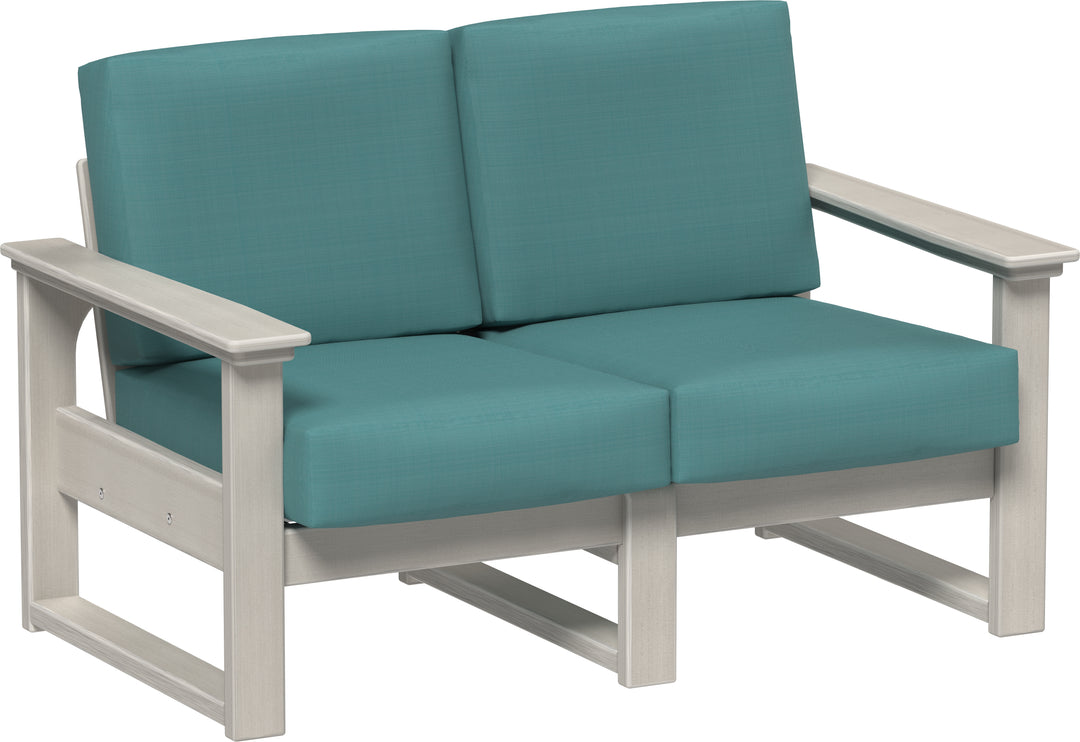Lanai Deep Seating Love Seat with Sunbrella Fabric Cushions