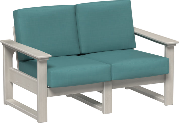Lanai Deep Seating Love Seat with Sunbrella Fabric Cushions