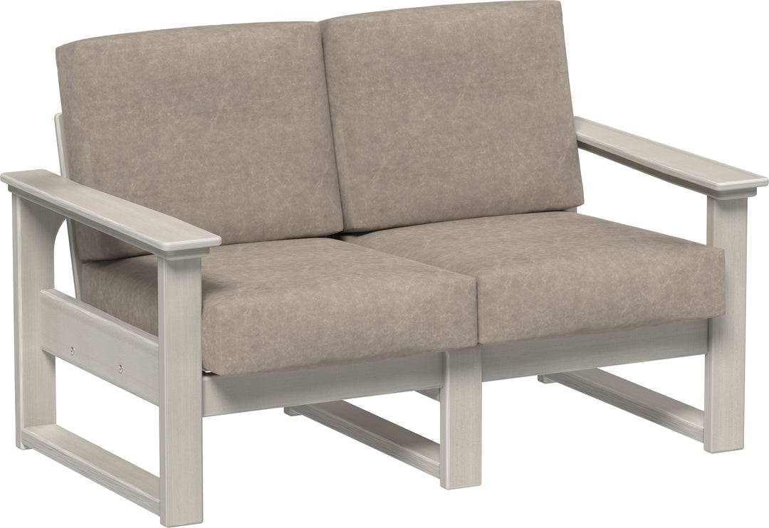Lanai Deep Seating Love Seat with Sunbrella Fabric Cushions