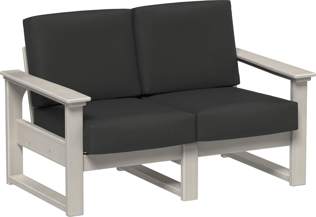 Lanai Deep Seating Love Seat with Sunbrella Fabric Cushions