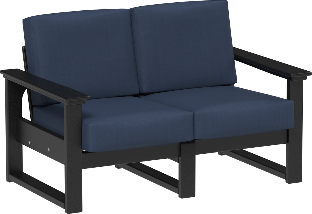 Lanai Deep Seating Love Seat with Sunbrella Fabric Cushions