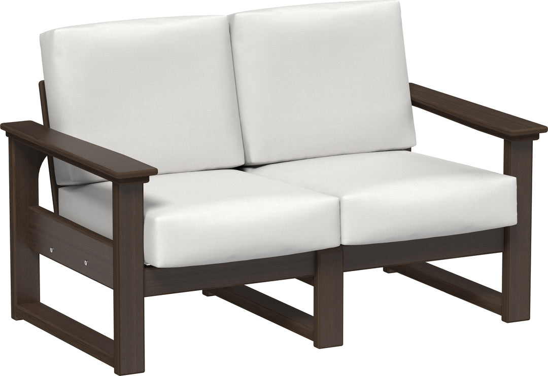 Lanai Deep Seating Love Seat with Sunbrella Fabric Cushions