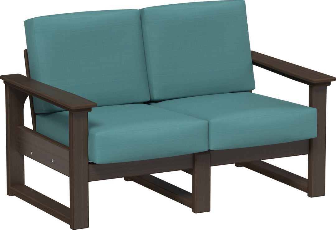 Lanai Deep Seating Love Seat with Sunbrella Fabric Cushions