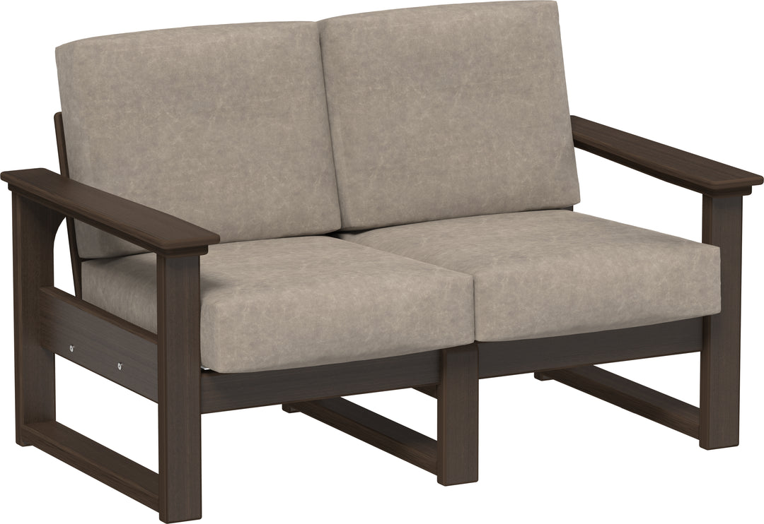 Lanai Deep Seating Love Seat with Sunbrella Fabric Cushions