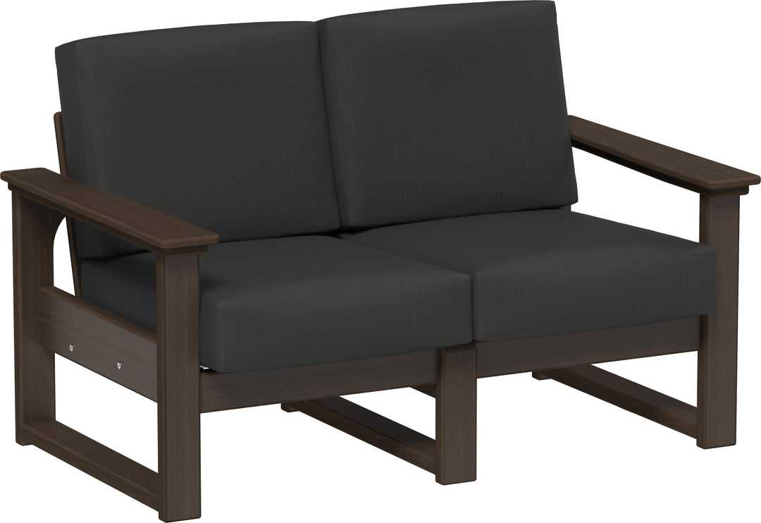 Lanai Deep Seating Love Seat with Sunbrella Fabric Cushions