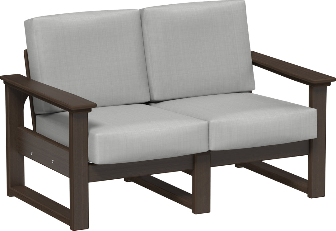 Lanai Deep Seating Love Seat with Sunbrella Fabric Cushions
