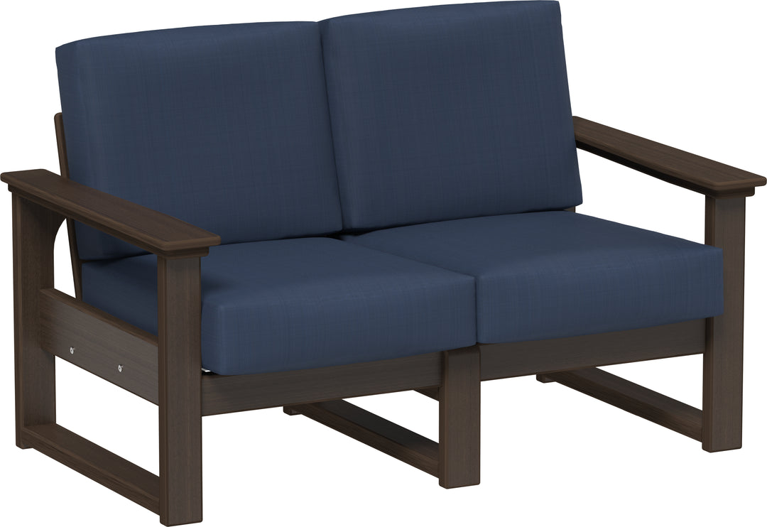 Lanai Deep Seating Love Seat with Sunbrella Fabric Cushions