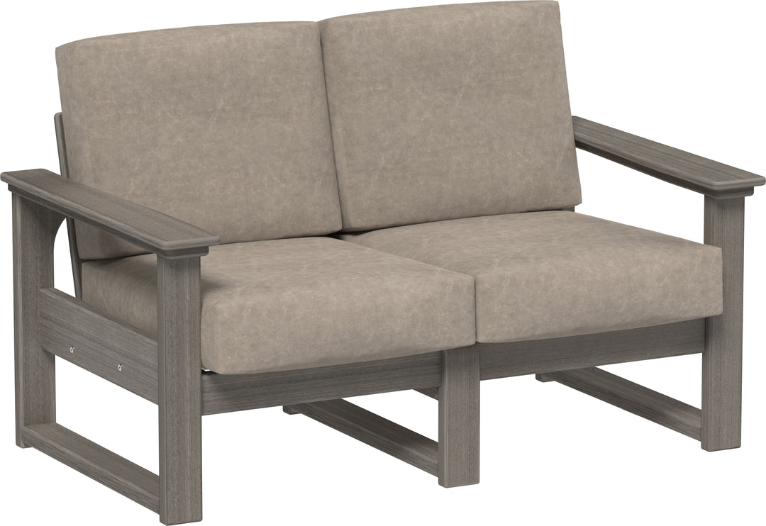 Lanai Deep Seating Love Seat with Sunbrella Fabric Cushions