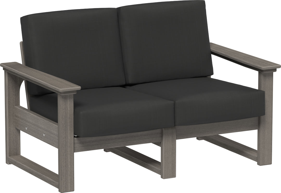 Lanai Deep Seating Love Seat with Sunbrella Fabric Cushions