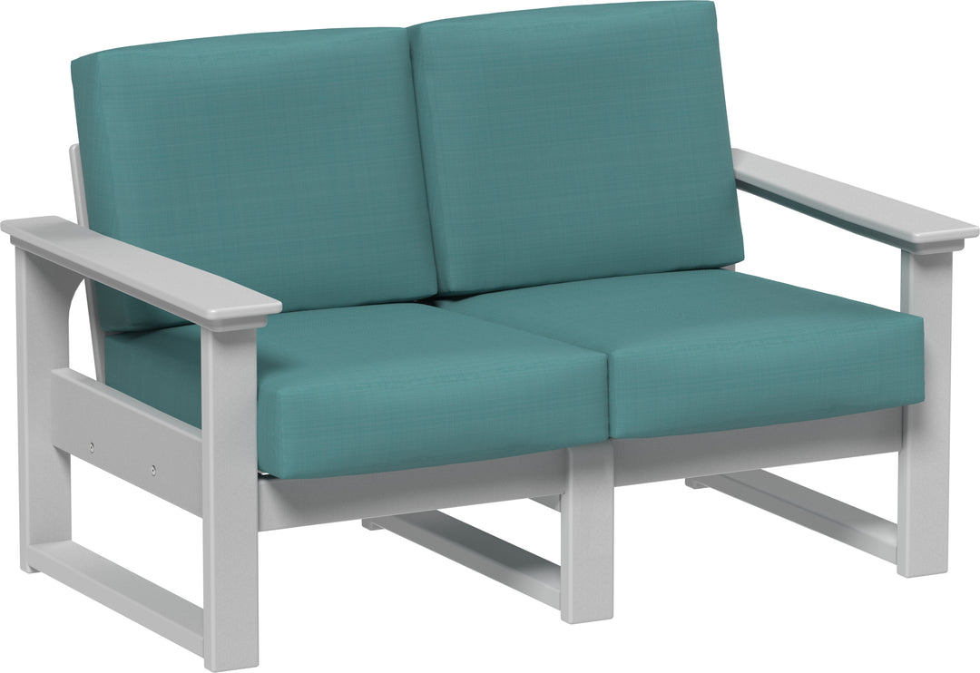 Lanai Deep Seating Love Seat with Sunbrella Fabric Cushions