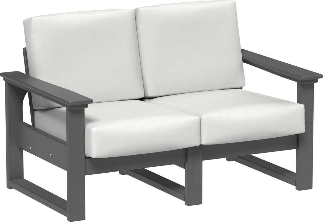Lanai Deep Seating Love Seat with Sunbrella Fabric Cushions