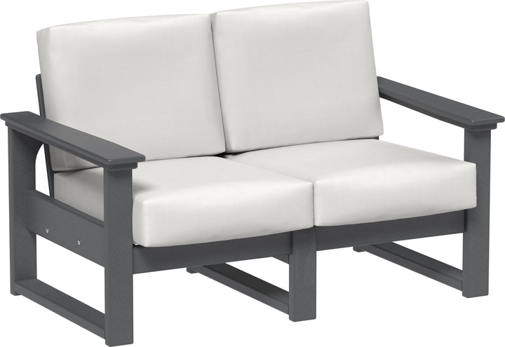 Lanai Deep Seating Love Seat with Sunbrella Fabric Cushions
