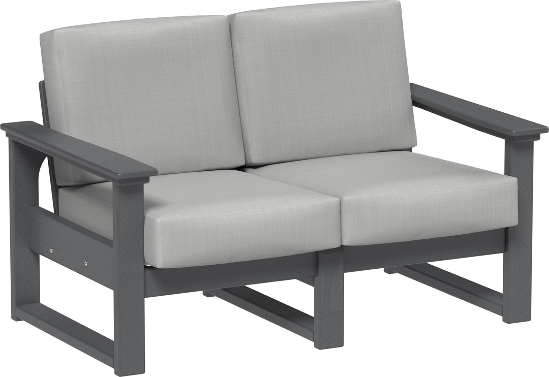 Lanai Deep Seating Love Seat with Sunbrella Fabric Cushions