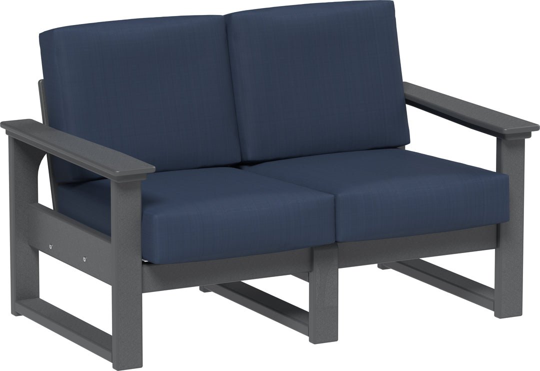 Lanai Deep Seating Love Seat with Sunbrella Fabric Cushions