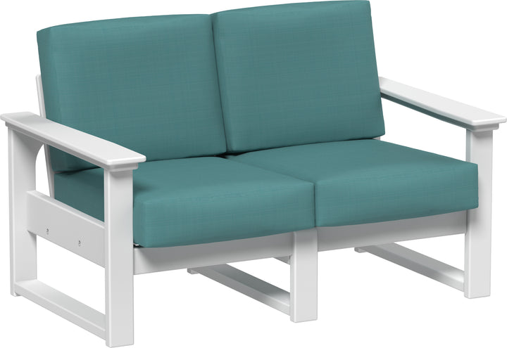 Lanai Deep Seating Love Seat with Sunbrella Fabric Cushions
