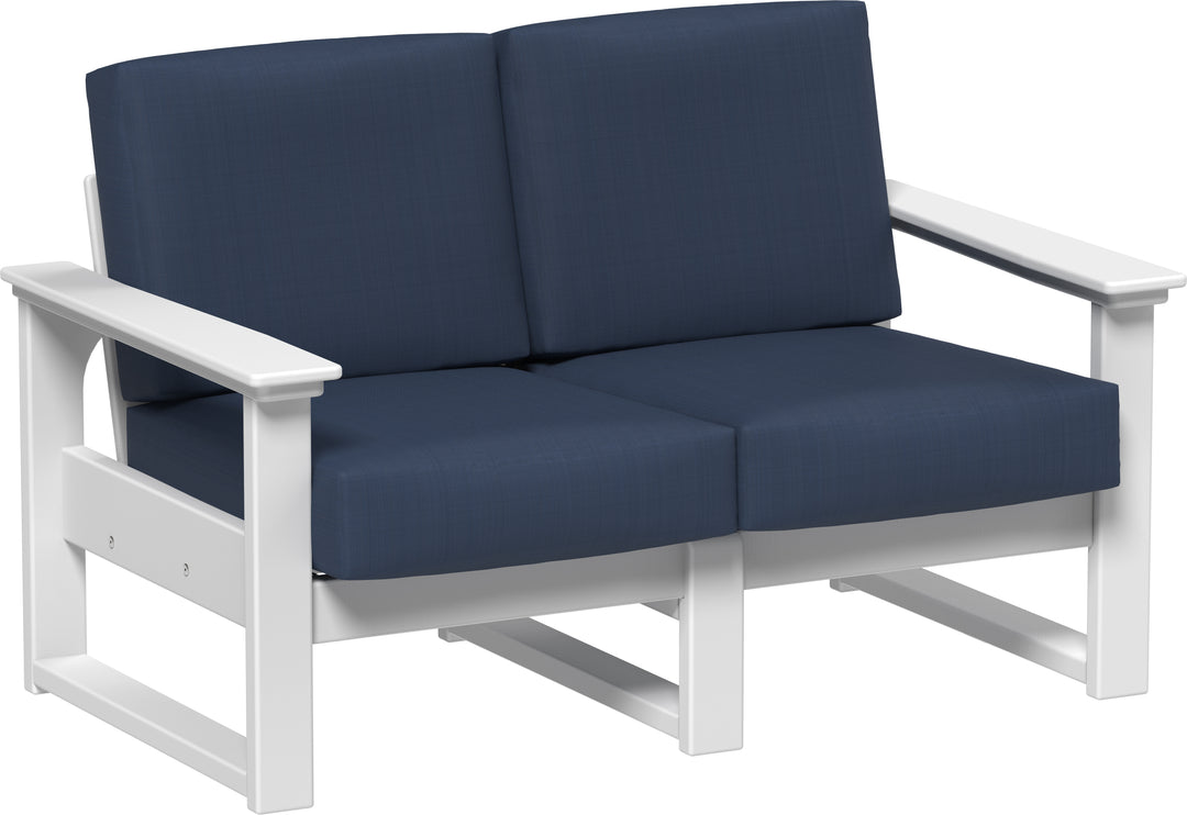 Lanai Deep Seating Love Seat with Sunbrella Fabric Cushions