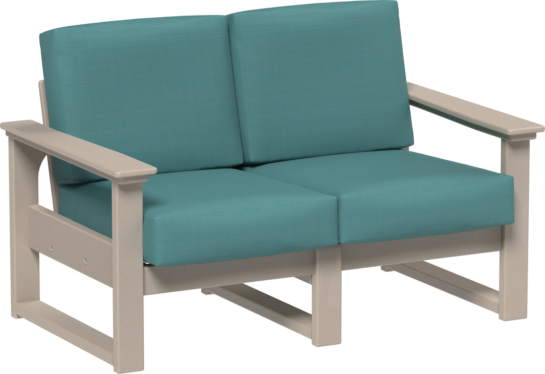 Lanai Deep Seating Love Seat with Sunbrella Fabric Cushions