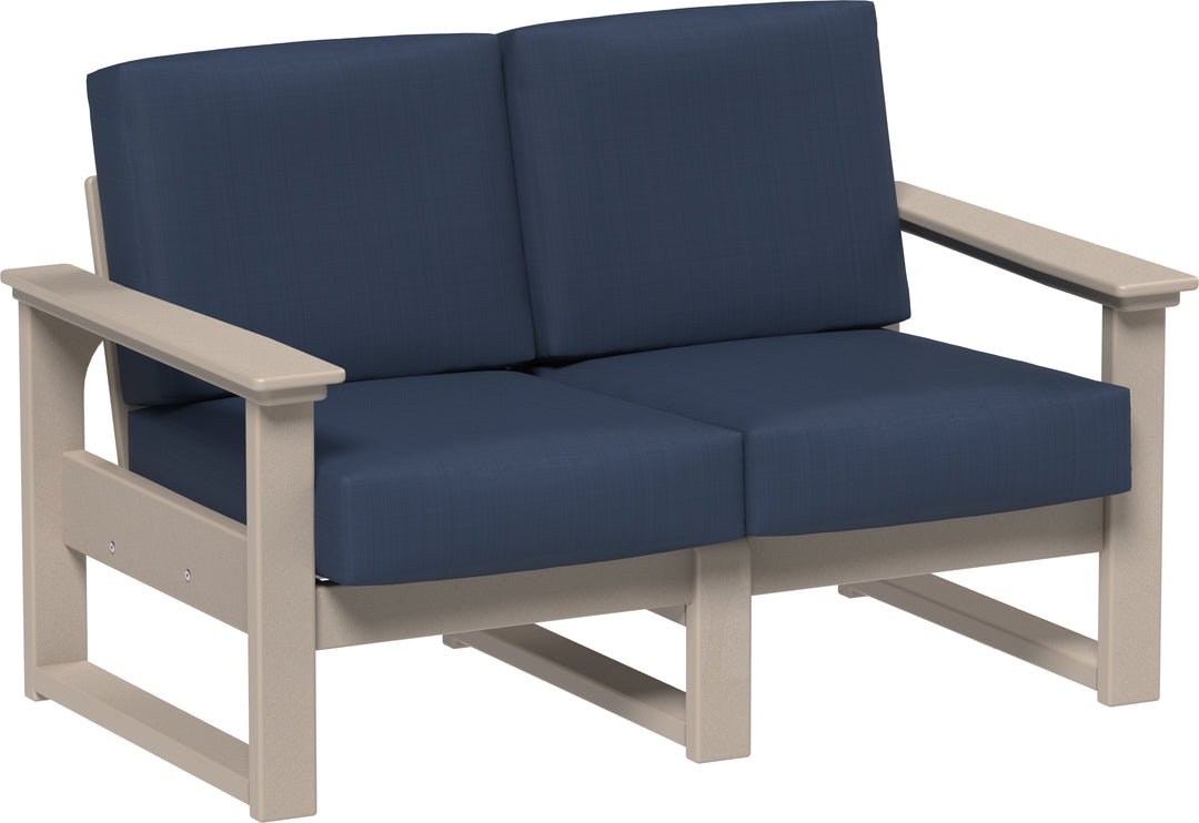 Lanai Deep Seating Love Seat with Sunbrella Fabric Cushions