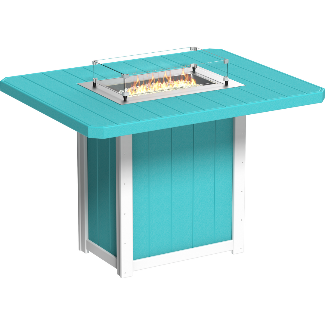 Lumin Fire Table 62" Rectangular