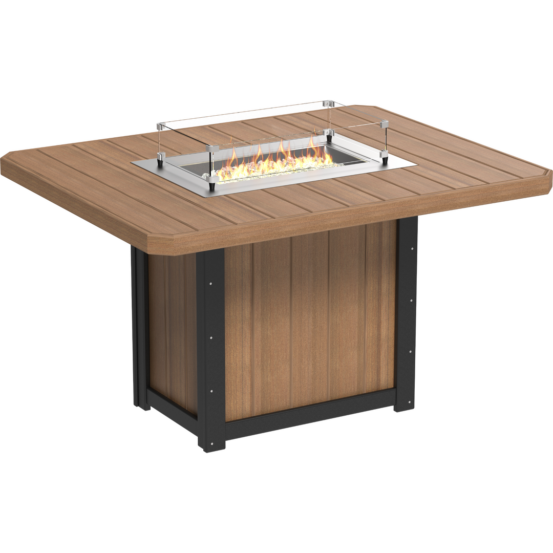 Lumin Fire Table 62" Rectangular