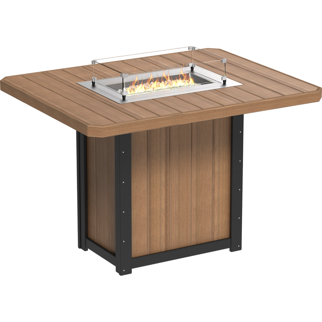 Lumin Fire Table 62" Rectangular